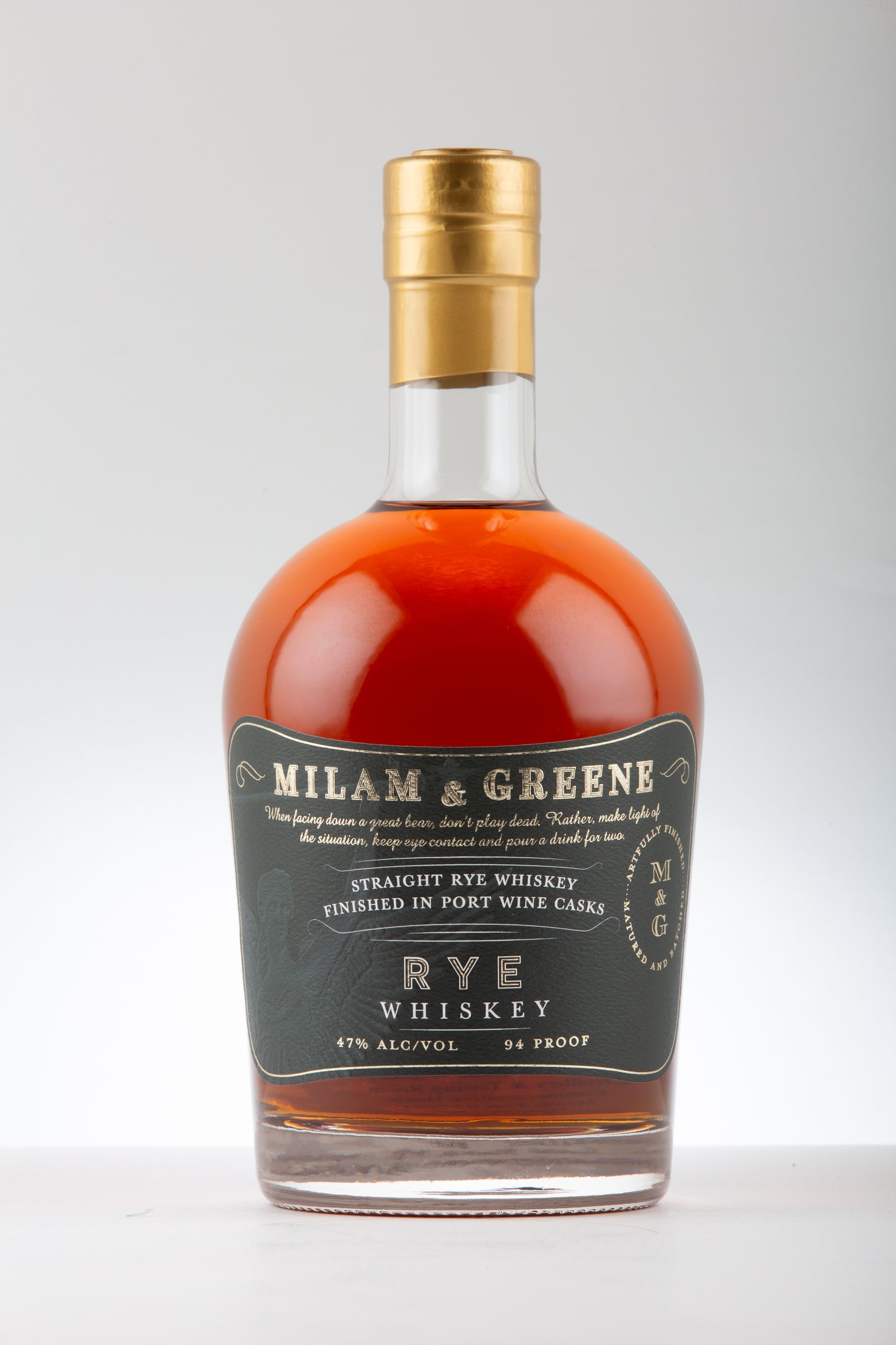 Straight Rye Whiskey Finished in Port Wine Casks