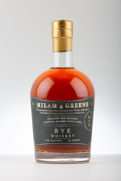 Straight Rye Whiskey Finished in Port Wine Casks