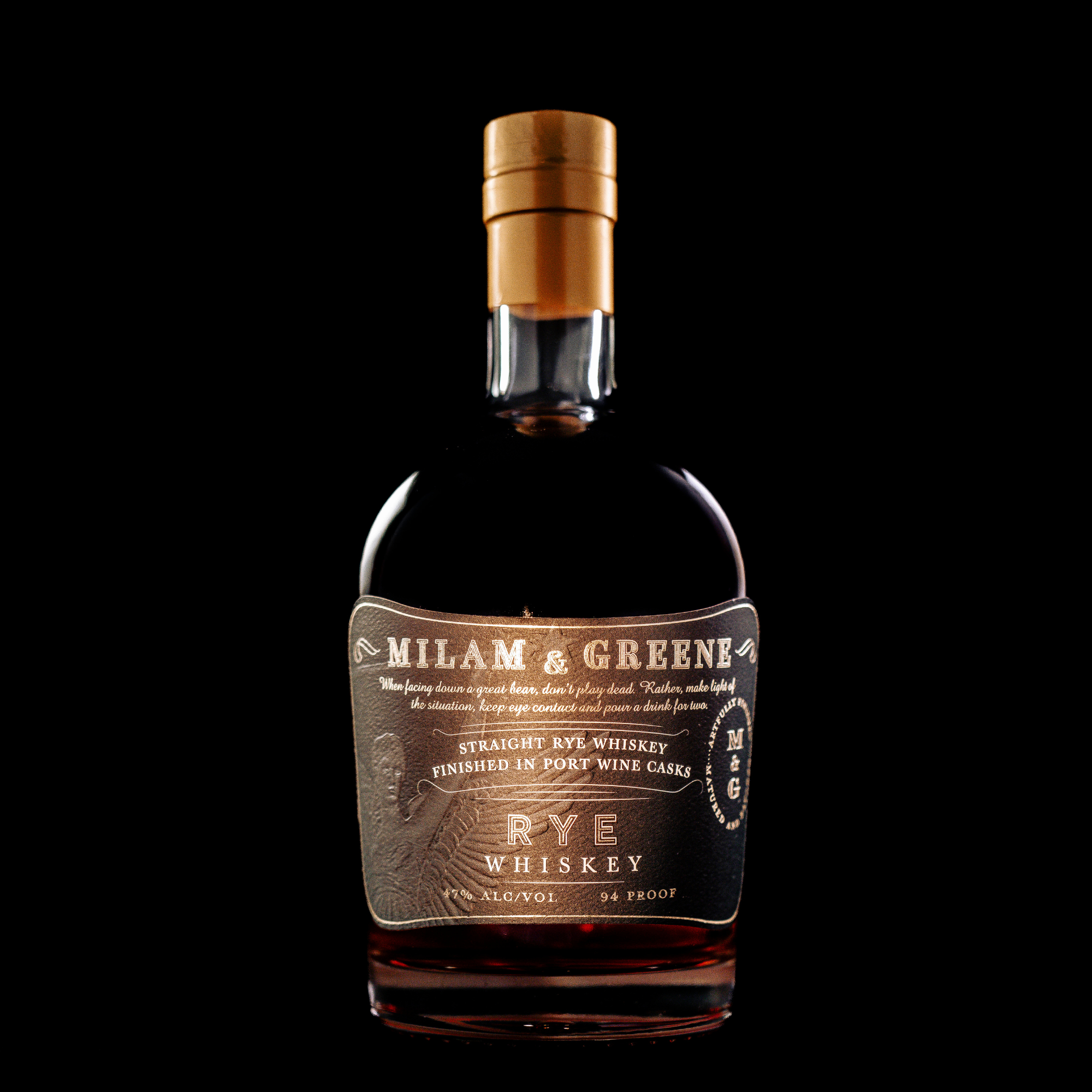 Straight Rye Whiskey Finished in Port Wine Casks