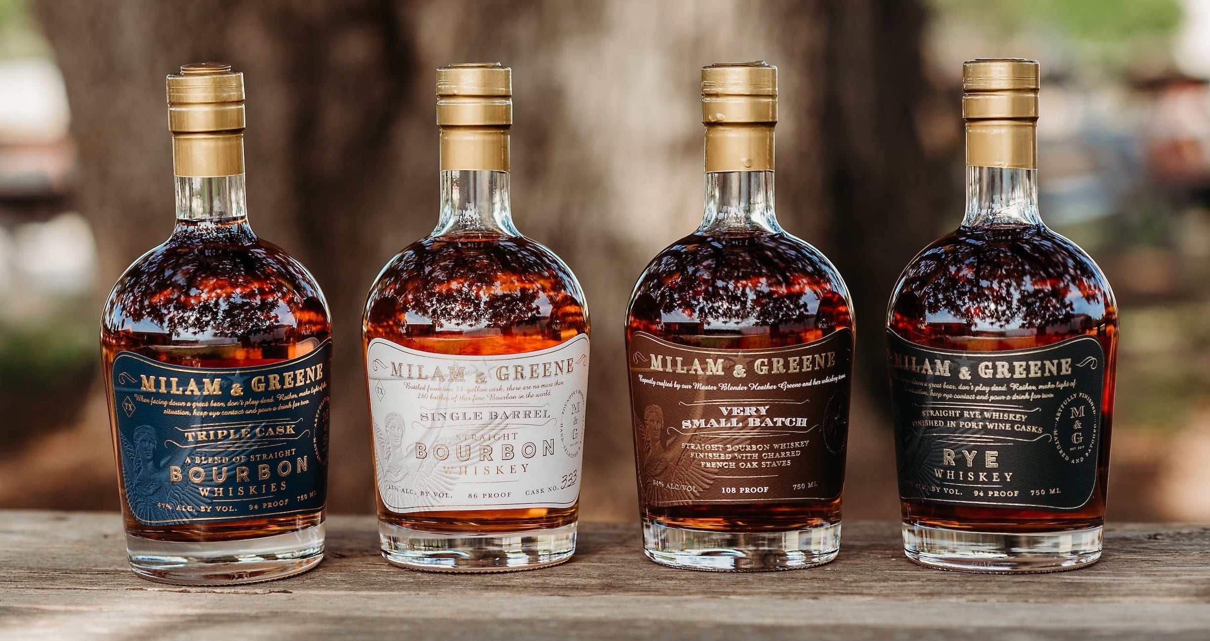 Milam and Greene New Core Whiskey Lineup 2023 B