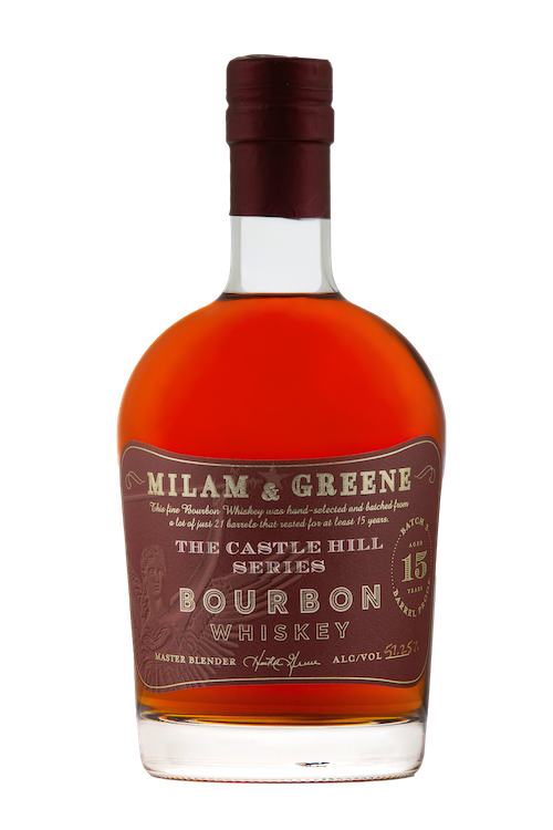 Milam and Greene Castle Hill Series Batch 3 - 15 year old whiskey - bottle shot copy